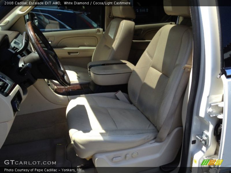 White Diamond / Cocoa/Light Cashmere 2008 Cadillac Escalade EXT AWD