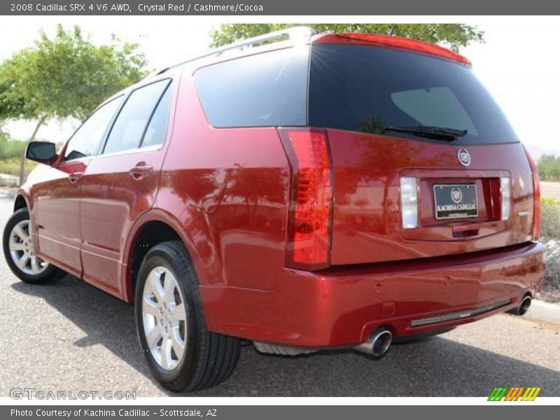 Crystal Red / Cashmere/Cocoa 2008 Cadillac SRX 4 V6 AWD