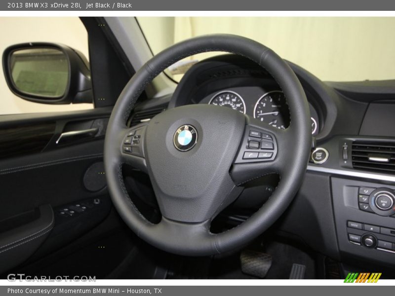 Jet Black / Black 2013 BMW X3 xDrive 28i