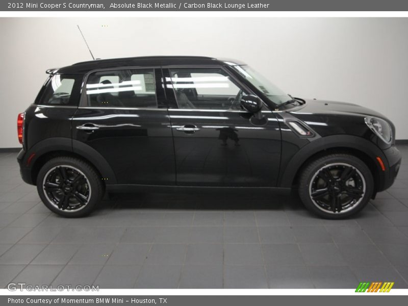 Absolute Black Metallic / Carbon Black Lounge Leather 2012 Mini Cooper S Countryman