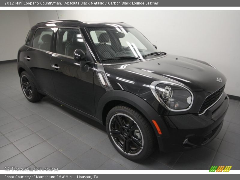 Absolute Black Metallic / Carbon Black Lounge Leather 2012 Mini Cooper S Countryman