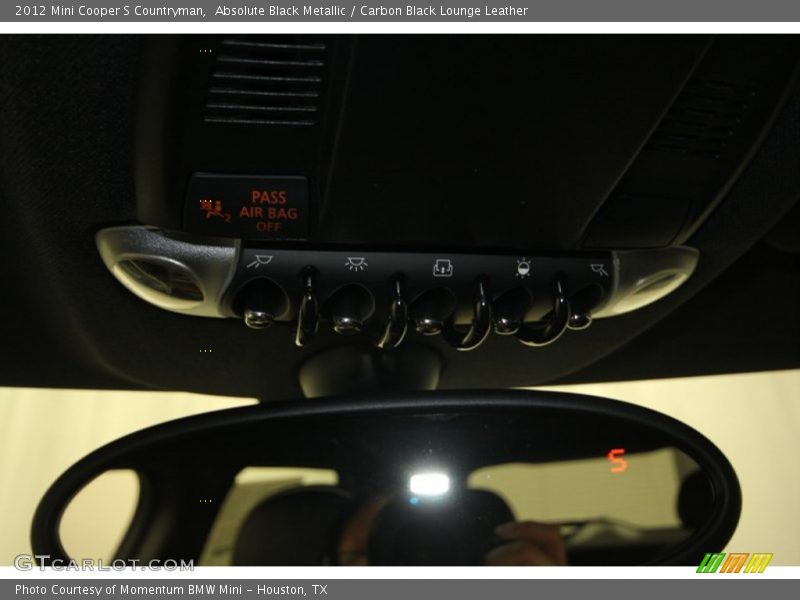 Absolute Black Metallic / Carbon Black Lounge Leather 2012 Mini Cooper S Countryman