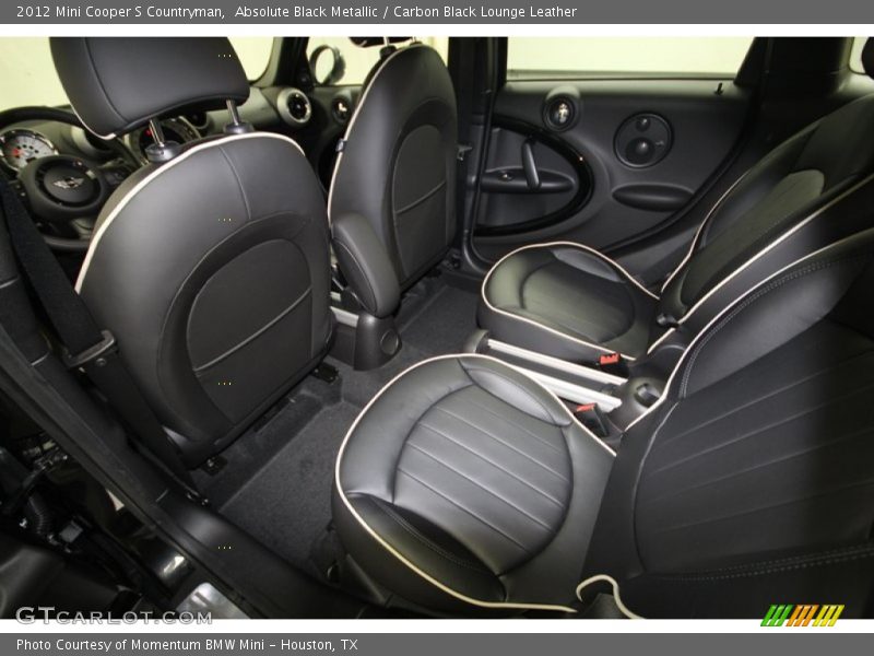  2012 Cooper S Countryman Carbon Black Lounge Leather Interior