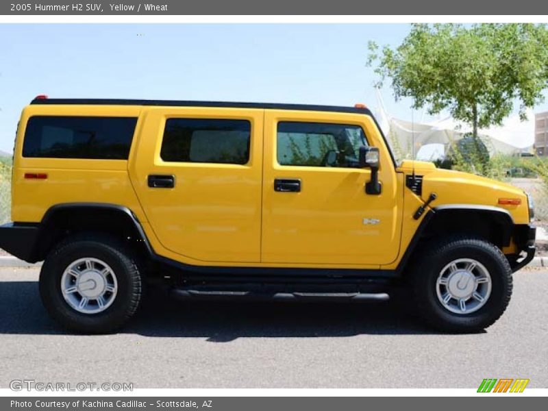  2005 H2 SUV Yellow