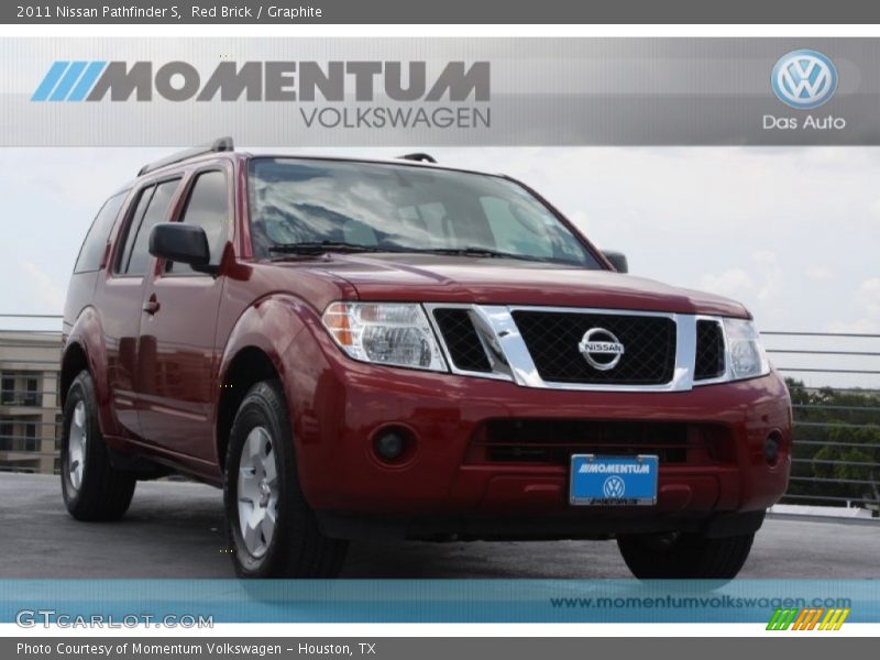 Red Brick / Graphite 2011 Nissan Pathfinder S