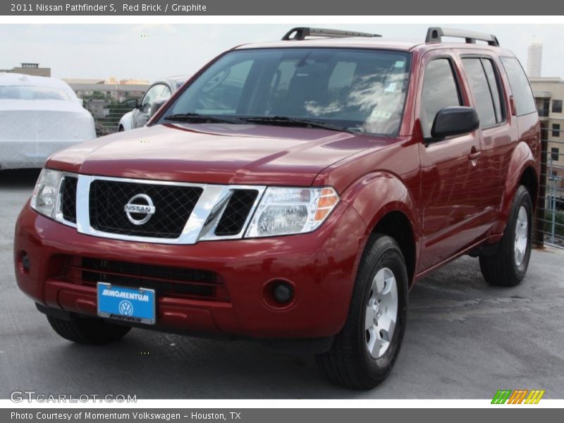 Red Brick / Graphite 2011 Nissan Pathfinder S