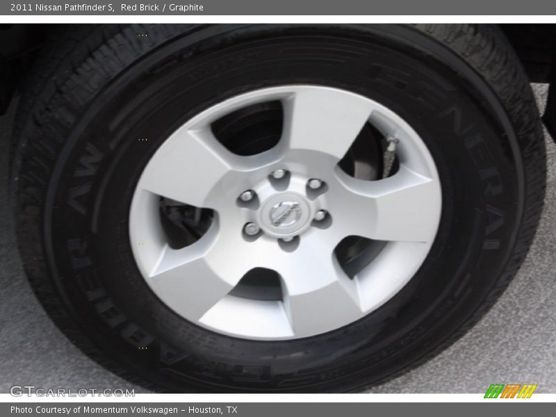 Red Brick / Graphite 2011 Nissan Pathfinder S