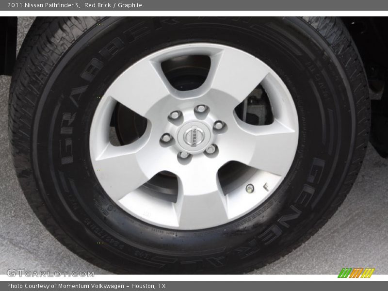 Red Brick / Graphite 2011 Nissan Pathfinder S