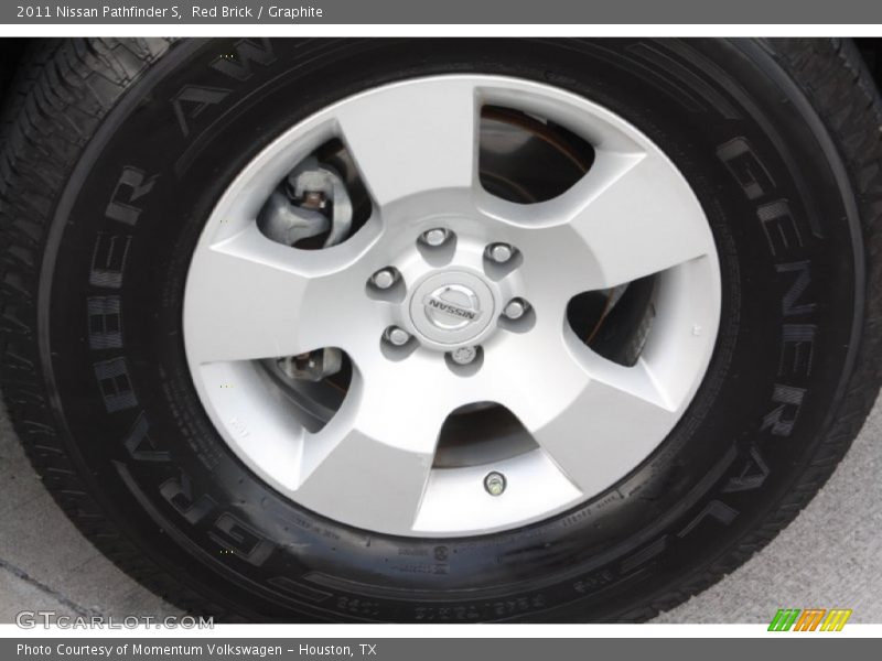 Red Brick / Graphite 2011 Nissan Pathfinder S