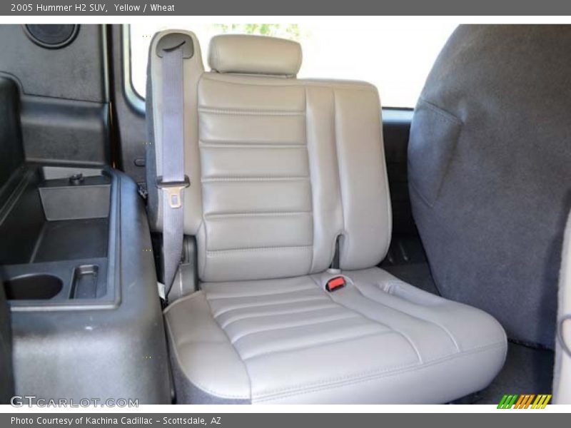 Rear Seat of 2005 H2 SUV