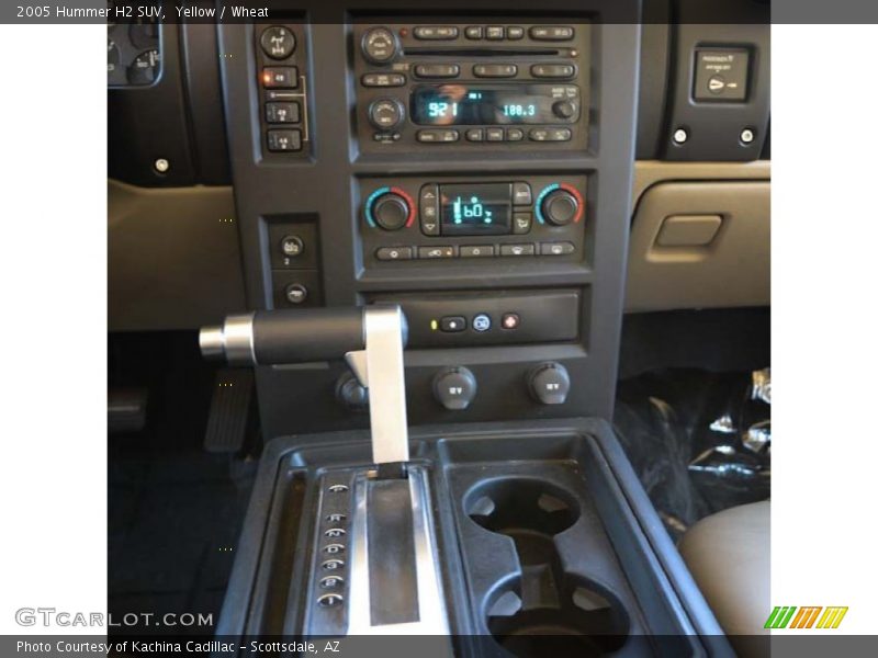 Controls of 2005 H2 SUV