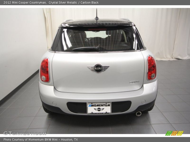 Crystal Silver Metallic / Carbon Black 2012 Mini Cooper Countryman