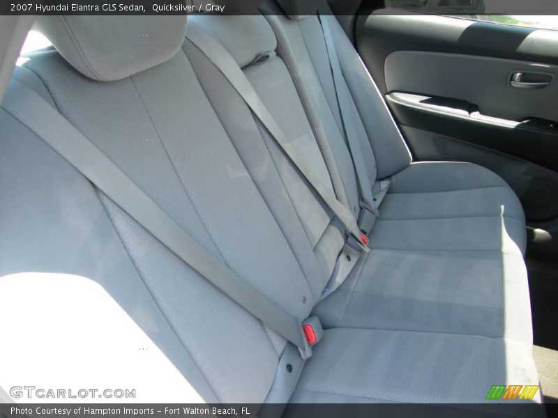 Quicksilver / Gray 2007 Hyundai Elantra GLS Sedan