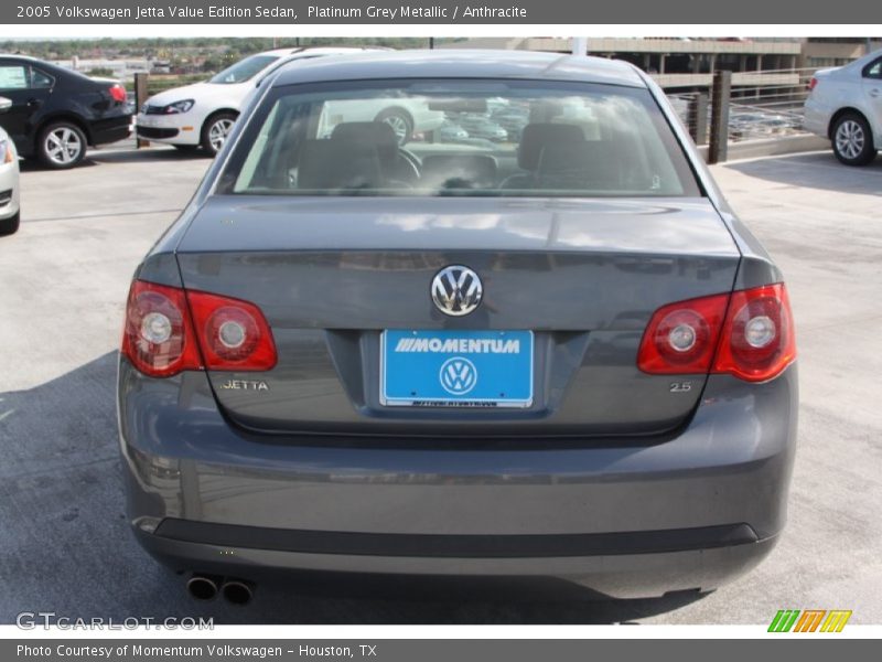 Platinum Grey Metallic / Anthracite 2005 Volkswagen Jetta Value Edition Sedan