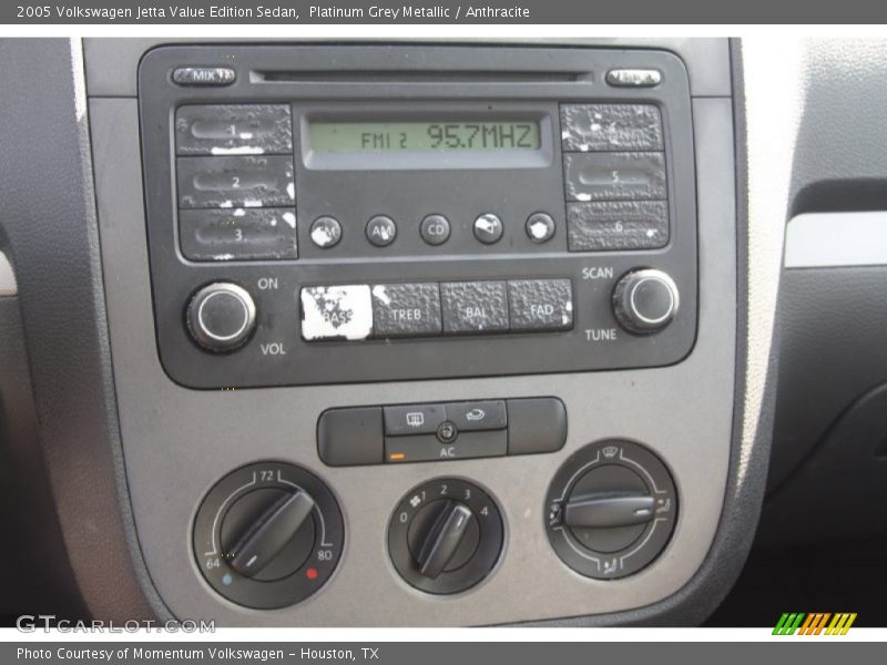 Platinum Grey Metallic / Anthracite 2005 Volkswagen Jetta Value Edition Sedan