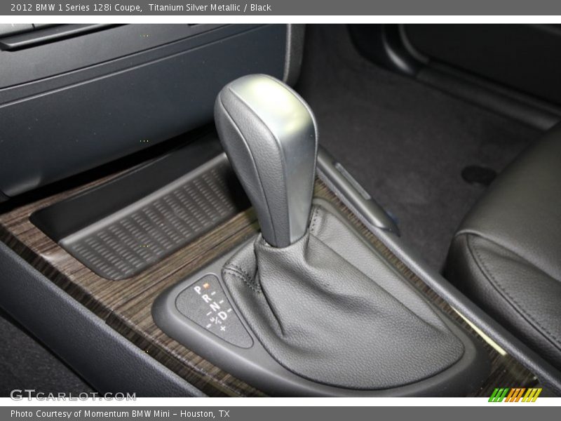 Titanium Silver Metallic / Black 2012 BMW 1 Series 128i Coupe