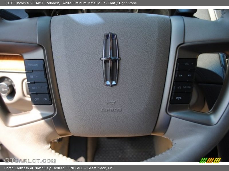 White Platinum Metallic Tri-Coat / Light Stone 2010 Lincoln MKT AWD EcoBoost