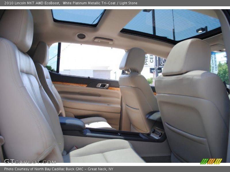 White Platinum Metallic Tri-Coat / Light Stone 2010 Lincoln MKT AWD EcoBoost