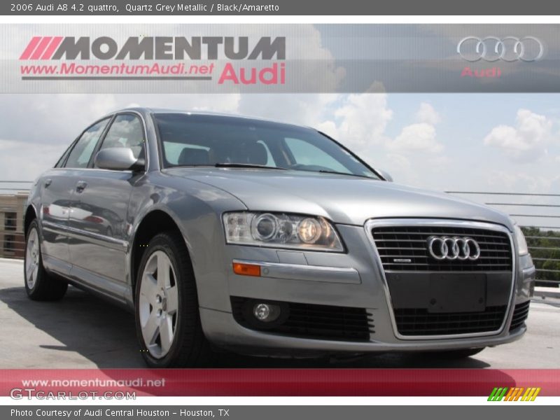 Quartz Grey Metallic / Black/Amaretto 2006 Audi A8 4.2 quattro