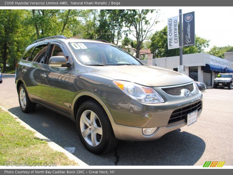 Natural Khaki Metallic / Beige 2008 Hyundai Veracruz Limited AWD
