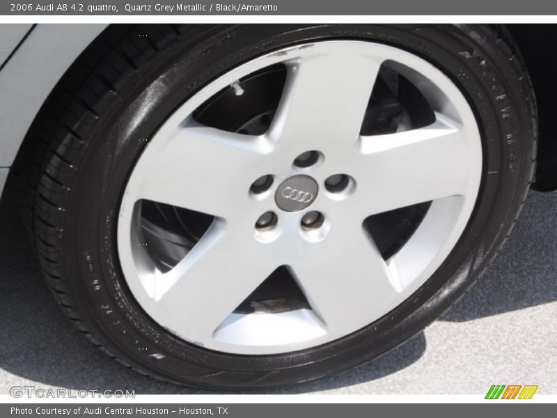 Quartz Grey Metallic / Black/Amaretto 2006 Audi A8 4.2 quattro