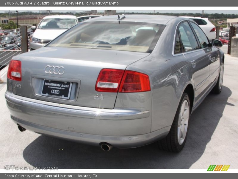 Quartz Grey Metallic / Black/Amaretto 2006 Audi A8 4.2 quattro