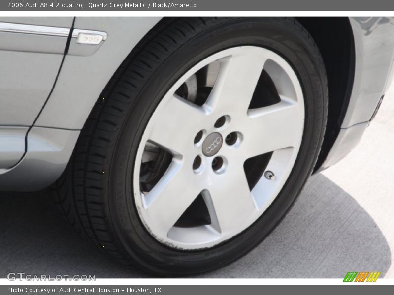 Quartz Grey Metallic / Black/Amaretto 2006 Audi A8 4.2 quattro