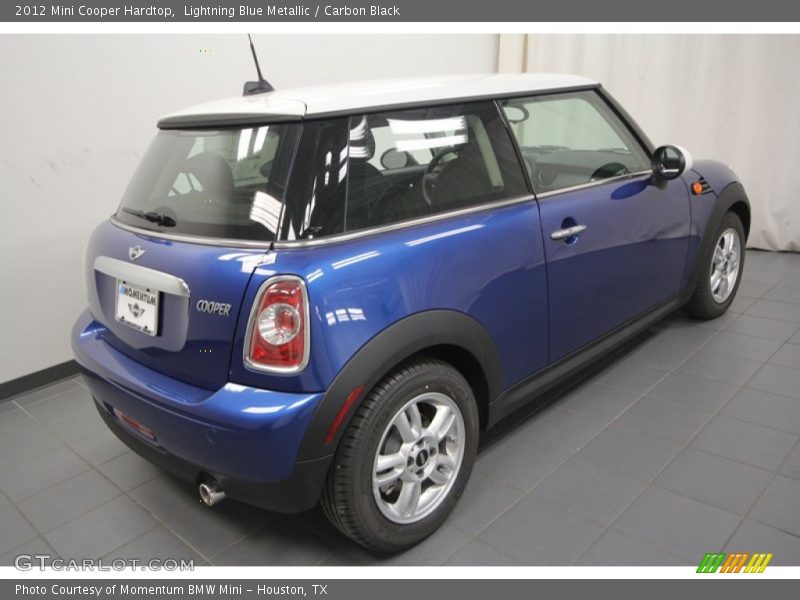 Lightning Blue Metallic / Carbon Black 2012 Mini Cooper Hardtop
