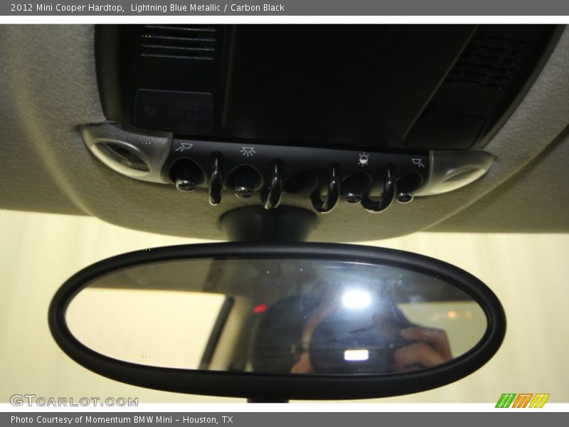 Lightning Blue Metallic / Carbon Black 2012 Mini Cooper Hardtop