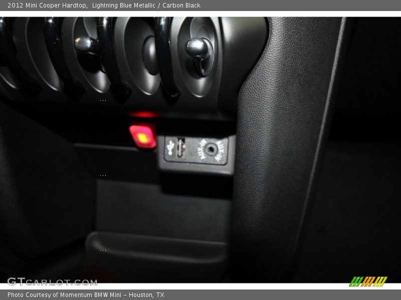 Lightning Blue Metallic / Carbon Black 2012 Mini Cooper Hardtop