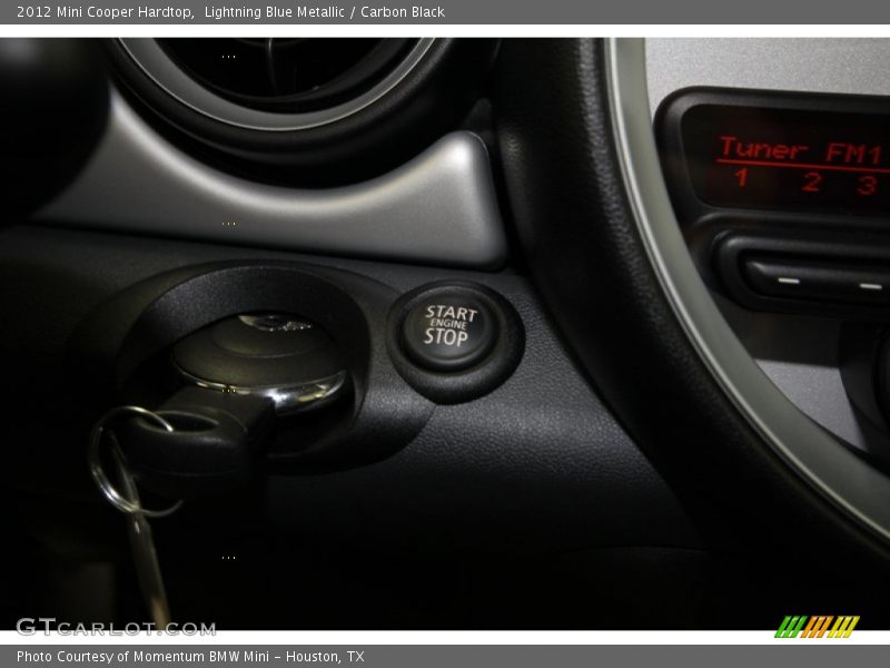 Lightning Blue Metallic / Carbon Black 2012 Mini Cooper Hardtop