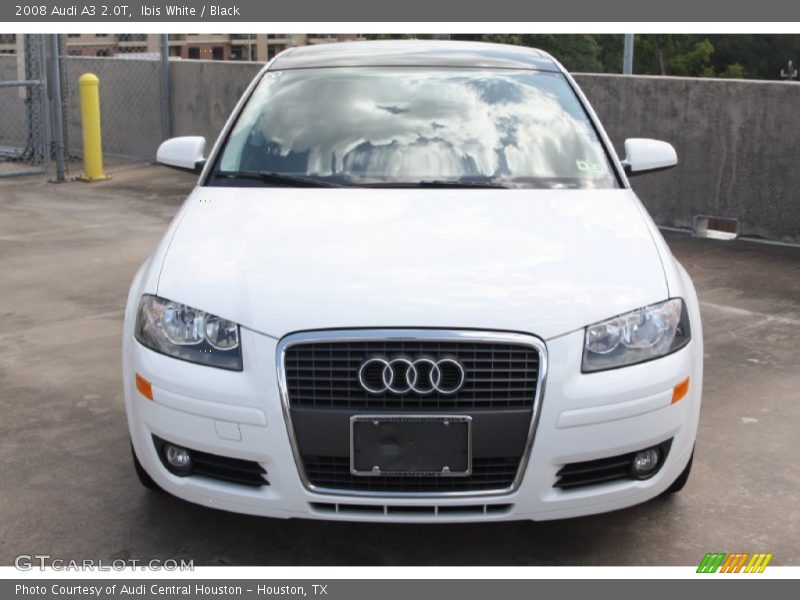 Ibis White / Black 2008 Audi A3 2.0T