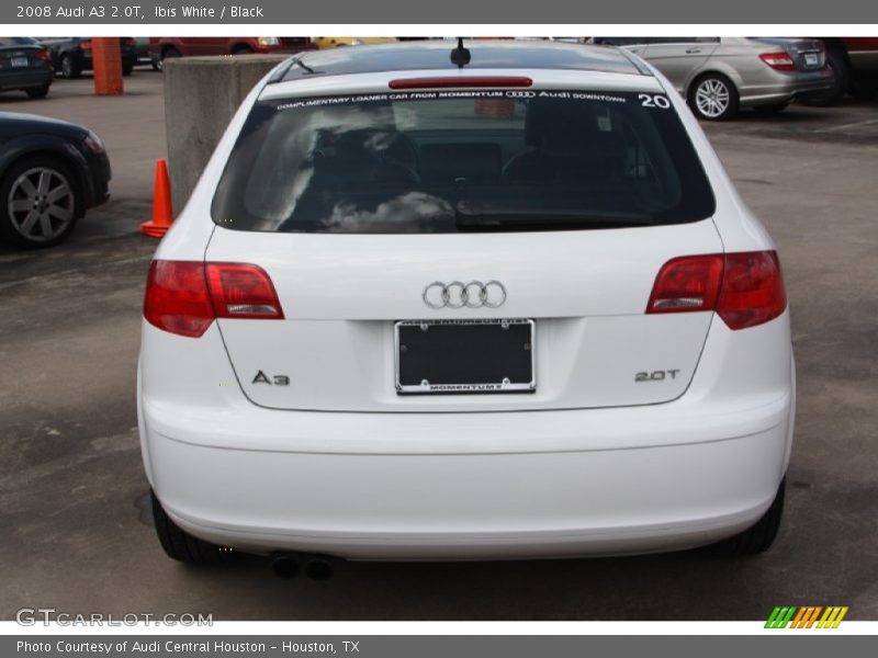 Ibis White / Black 2008 Audi A3 2.0T