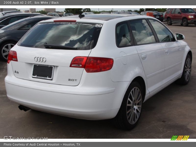 Ibis White / Black 2008 Audi A3 2.0T