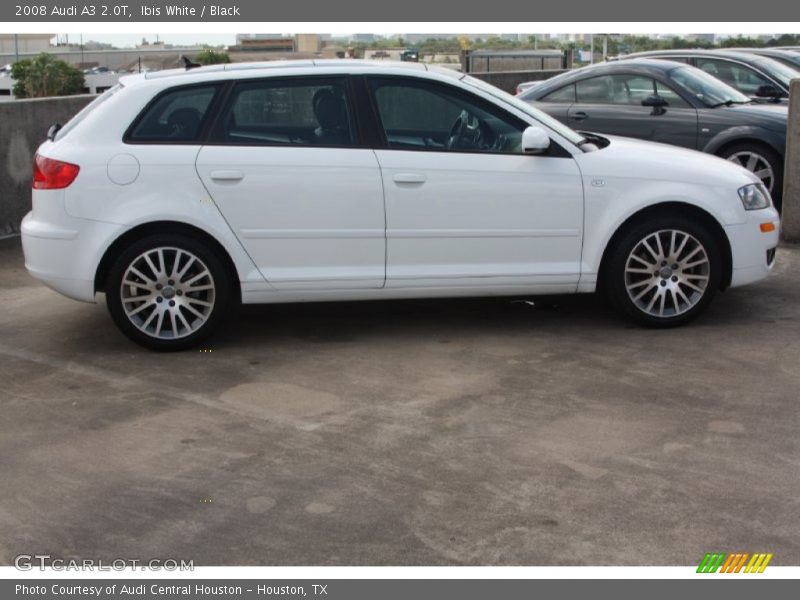 Ibis White / Black 2008 Audi A3 2.0T