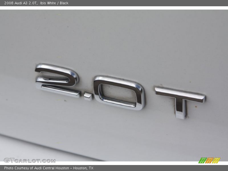 Ibis White / Black 2008 Audi A3 2.0T