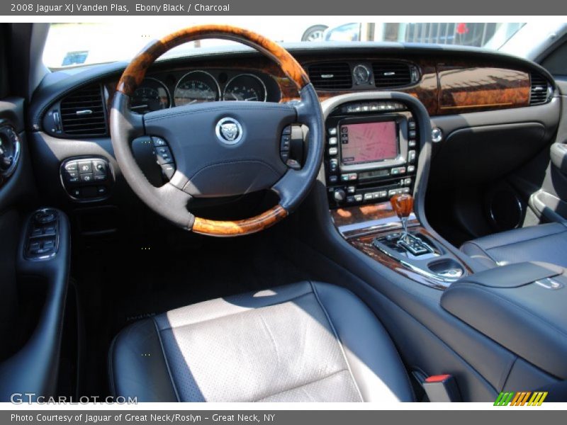Dashboard of 2008 XJ Vanden Plas