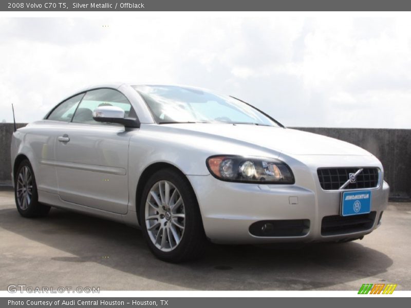 Silver Metallic / Offblack 2008 Volvo C70 T5