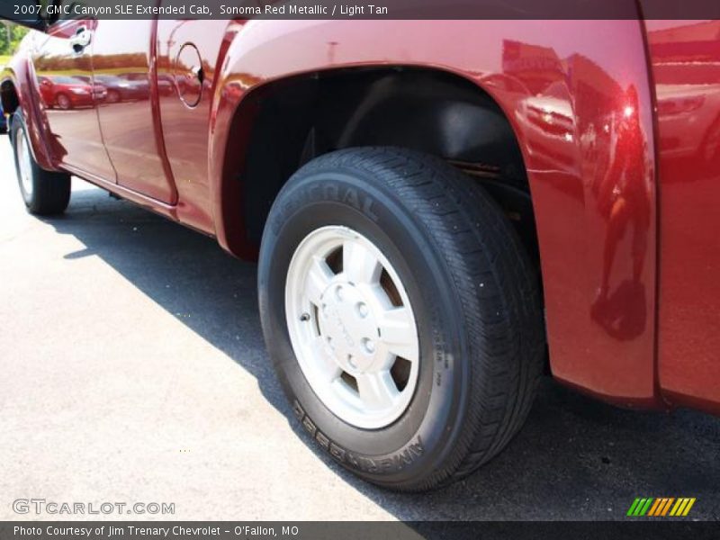 Sonoma Red Metallic / Light Tan 2007 GMC Canyon SLE Extended Cab