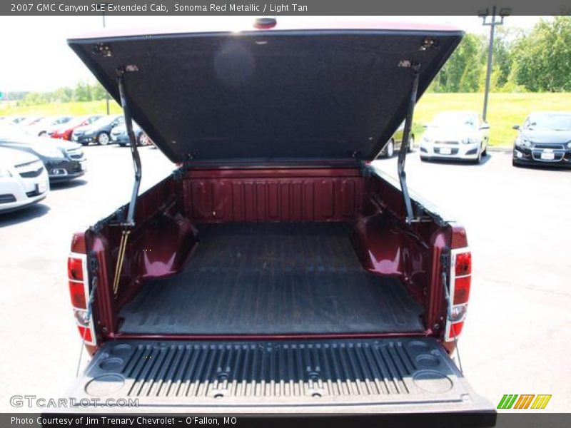 Sonoma Red Metallic / Light Tan 2007 GMC Canyon SLE Extended Cab