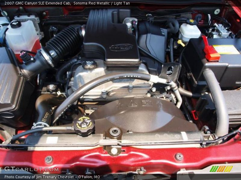 Sonoma Red Metallic / Light Tan 2007 GMC Canyon SLE Extended Cab