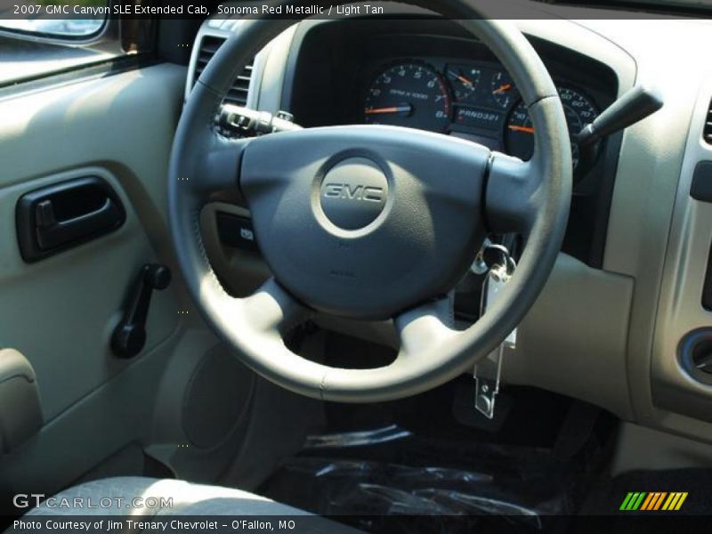 Sonoma Red Metallic / Light Tan 2007 GMC Canyon SLE Extended Cab