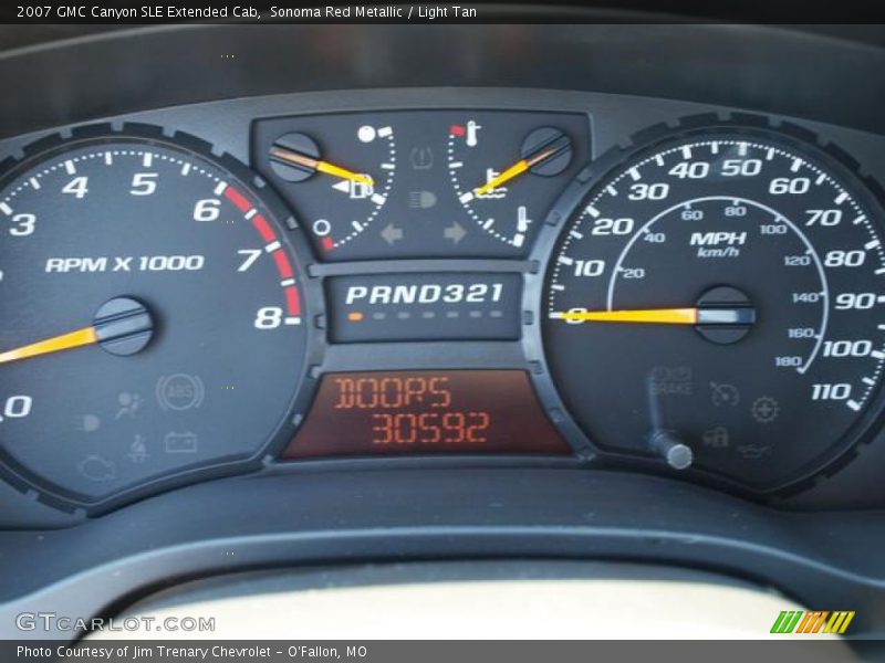 Sonoma Red Metallic / Light Tan 2007 GMC Canyon SLE Extended Cab