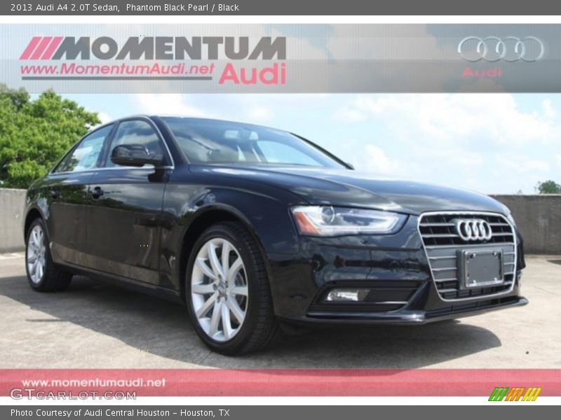 Phantom Black Pearl / Black 2013 Audi A4 2.0T Sedan