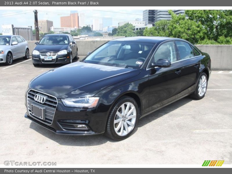 Phantom Black Pearl / Black 2013 Audi A4 2.0T Sedan