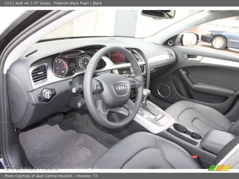 Phantom Black Pearl / Black 2013 Audi A4 2.0T Sedan