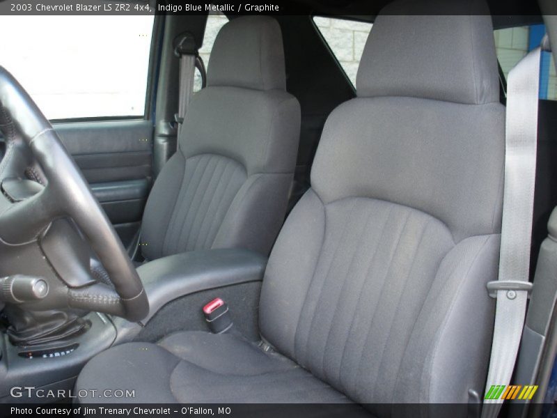 Indigo Blue Metallic / Graphite 2003 Chevrolet Blazer LS ZR2 4x4