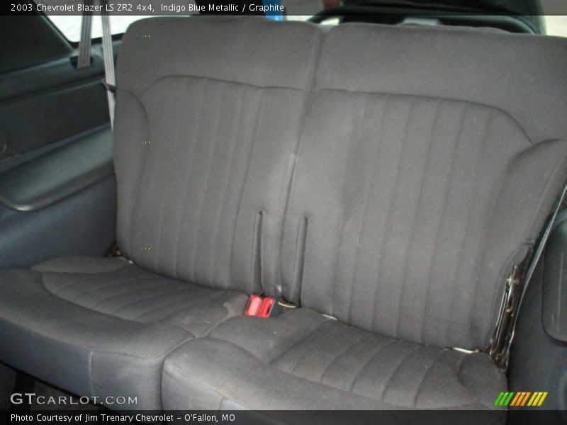 Indigo Blue Metallic / Graphite 2003 Chevrolet Blazer LS ZR2 4x4