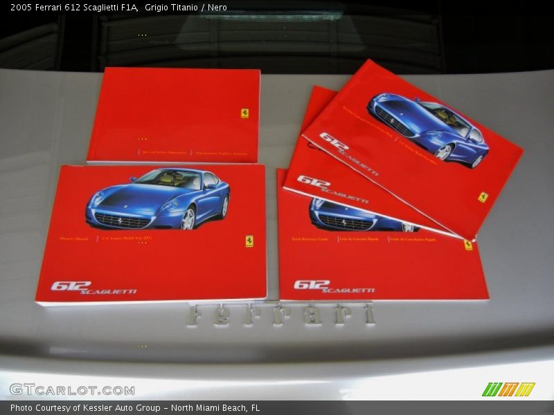 Books/Manuals of 2005 612 Scaglietti F1A