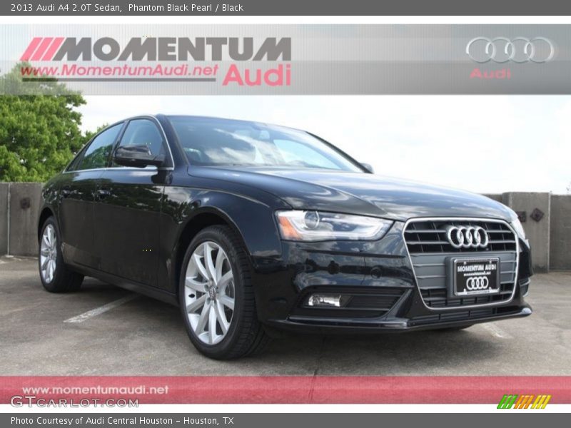 Phantom Black Pearl / Black 2013 Audi A4 2.0T Sedan